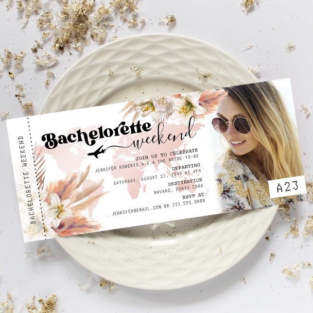 Carte d'embarquement pour le week-end de fête de B (Créateur téléchargé)
