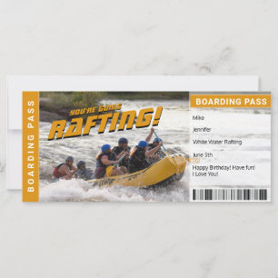Carte d'embarquement pour Rafting River Trip