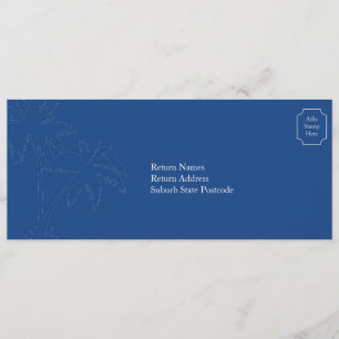Carte d'embarquement pour RSVP de mariage à Bali
