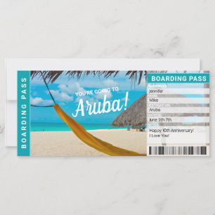 Carte d'embarquement pour un voyage surprise à Aru