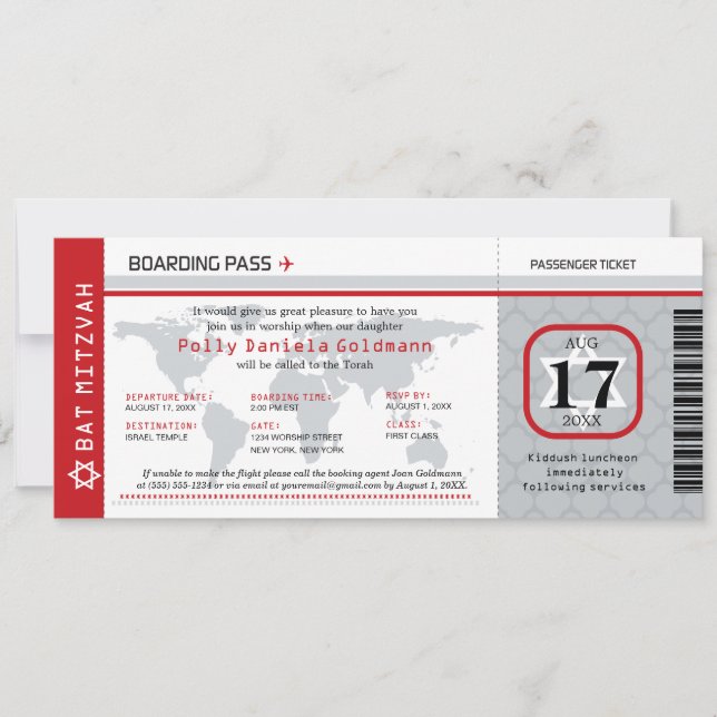 Carte d'embarquement pour voyageurs du monde bat m (Devant)