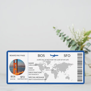 Carte d'embarquement Scratch Surprise Voyage de va