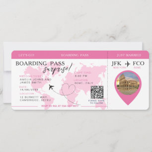 Carte d'embarquement Surprise Airline Ticket maria