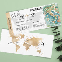 Carte d'embarquement Surprise Anniversaire Pass It