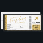 Carte d'embarquement Surprise faux billet d'avion<br><div class="desc">C'est la meilleure façon de faire un voyage surprise pour toute occasion !</div>