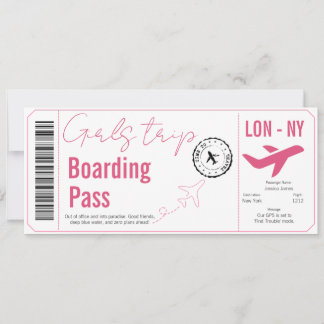 Carte d'embarquement surprise pour un voyage entre