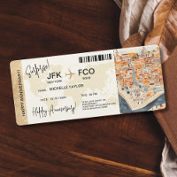 Carte d'embarquement Surprise Voyage Ticket