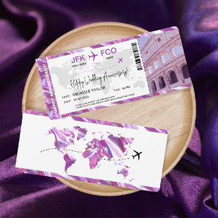 Carte d'embarquement Surprise Voyage Ticket Destin