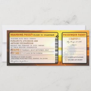 carte d'embarquement tickets mariages-invitations 