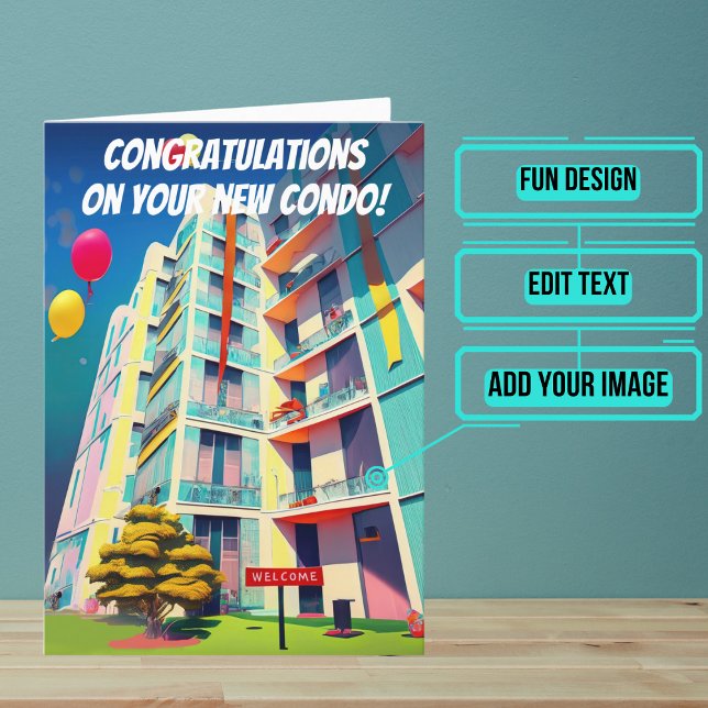 Carte Déménager de la maison à de nouvelles félicitation (Offer congratulations to friend or family on their new home.)