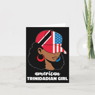 Carte Demi-Américain Et Trinidadien États-Unis Trinité-E