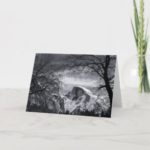 Carte Demi de dôme en vallée de l'hiver Yosemite