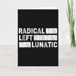 Carte Démocrate fou radical de gauche anti Trump drôle