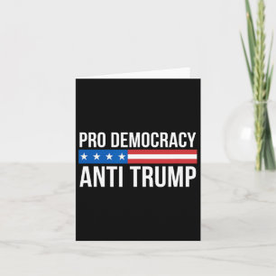 Carte Démocratie - Anti Trump -