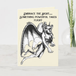 Carte Démon Gaap en Humain avec d'énormes Ailes de Chauv