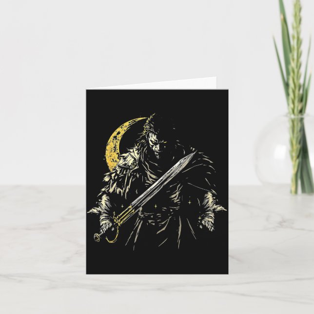 Carte Démon pirate avec épée  (Devant)