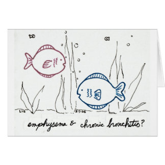 Carte d'emphysème et de bronchite chronique