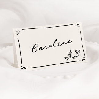 Carte d'emplacement à main lunaire