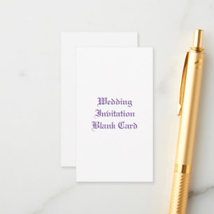 CARTE D'ENCADREMENT FAIRE-PART DE MARIAGE BLANK
