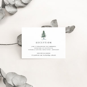 Carte d'encart de réception de Timber Grove