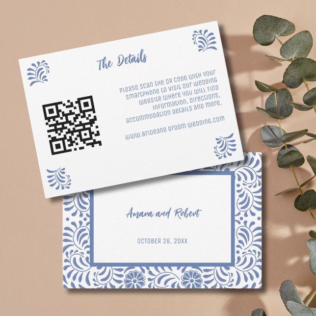 CARTE D'ENCOMBREMENT EN TALAVERA MEXICAIN BLEU CLA (Créateur téléchargé)