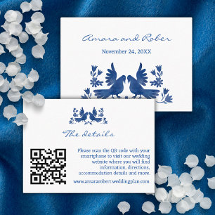 CARTE D'ENCOMBREMENT OISEAUX OTOMI WATERCOLOR