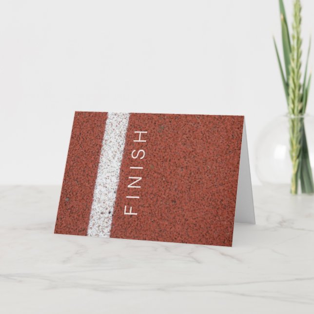 Carte d'encouragement à l'achèvement de la chimio (Devant)