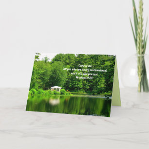 Carte d'encouragement aux écritures fatiguées et l