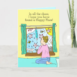 Carte d'encouragement dans les temps chaotiques