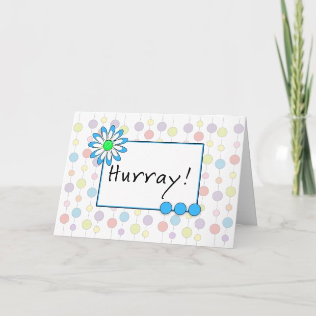 Carte d'encouragement de la dernière ronde de rayo (Devant)