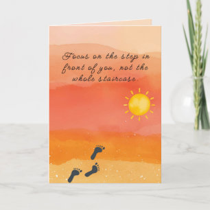 Carte d'encouragement et de soutien