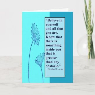 Carte d'encouragement / Motivation