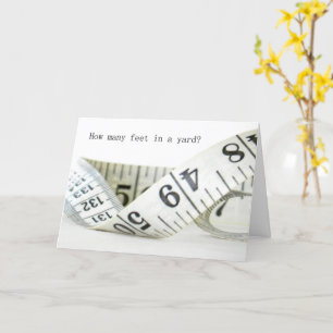 Carte d'encouragement pour les bandes de mesure hu