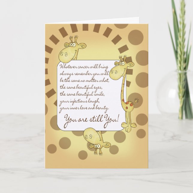 Carte d'encouragement pour les patients atteints d (Devant)