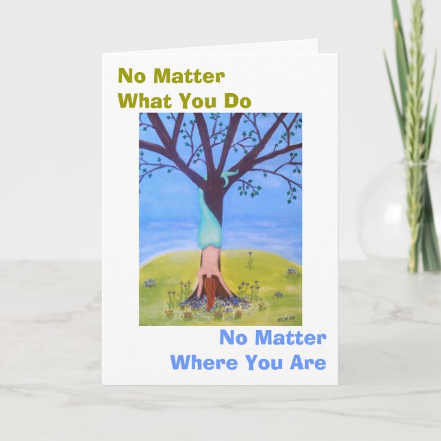 Carte d'encouragement pour les sirènes hors de l'e (Devant)