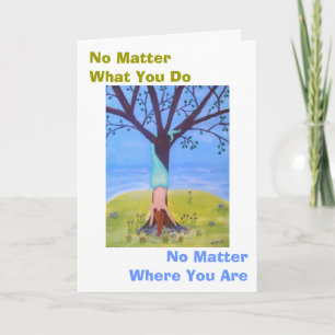 Carte d'encouragement pour les sirènes hors de l'e