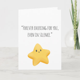 Carte d'encouragement pour vous à jamais
