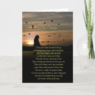 Carte d'encouragement spirituel métaphysique