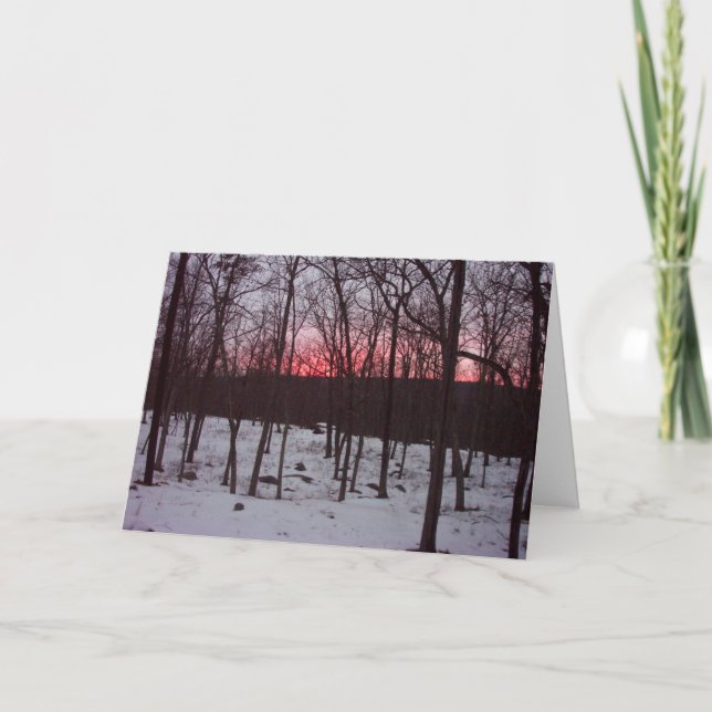 Carte d'encouragement Sunrise (Devant)
