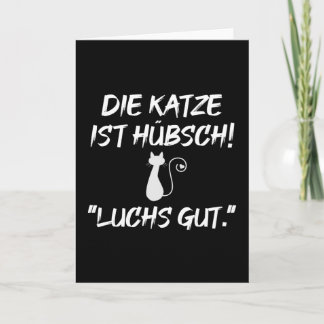 Carte Denglish Joli Chat Lynx Bon Pour Les Enseignants