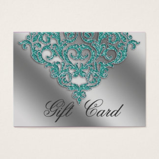 Carte d'enregistrement cadeau mariage damassé Turq