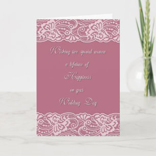 Carte Dentelle nuptiale spéciale