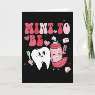 Carte Dentifrice et dentiste dentaire Mint To Be Saint-V