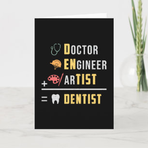 Carte Dentist Dental Dents Docteur Dent Dent Drôle Idée