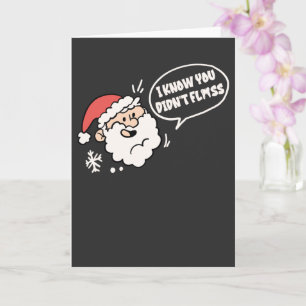 Carte Dentiste Dentaire Noël Père Noël