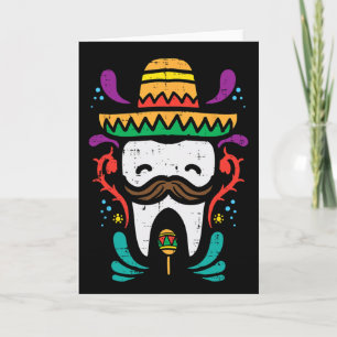 Carte Dentiste Drôle De Cinquième Mai Dentaire Mexicain