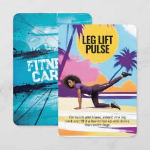 Carte d'entraînement à impulsions Leg Lift avec su