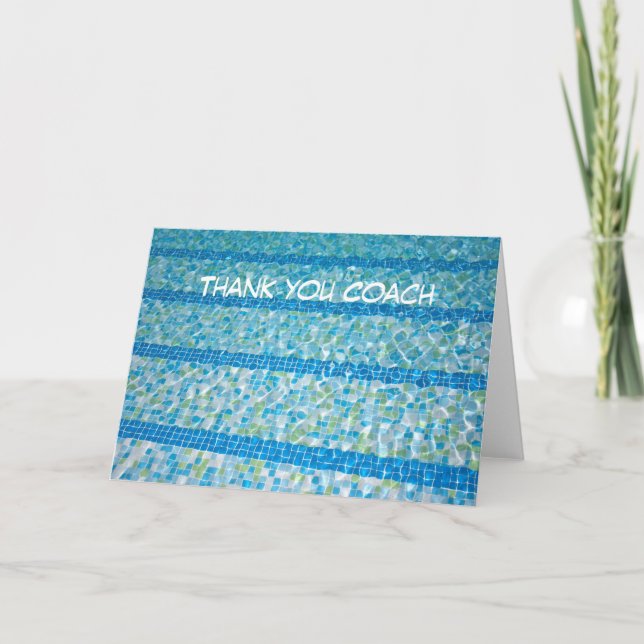 Carte d'entraîneur de Merci de piscine (Devant)