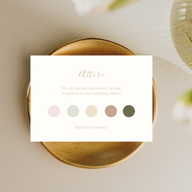 Carte d'entrée élégante et chic Pastels (Créateur téléchargé)