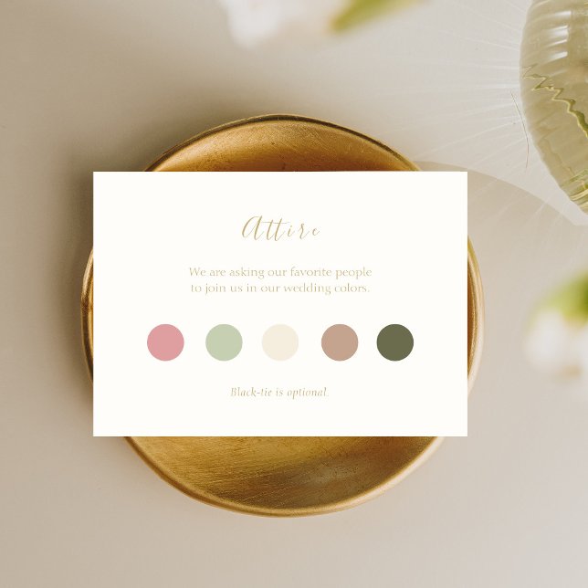 Carte d'entrée élégante et chic Pastels (Créateur téléchargé)